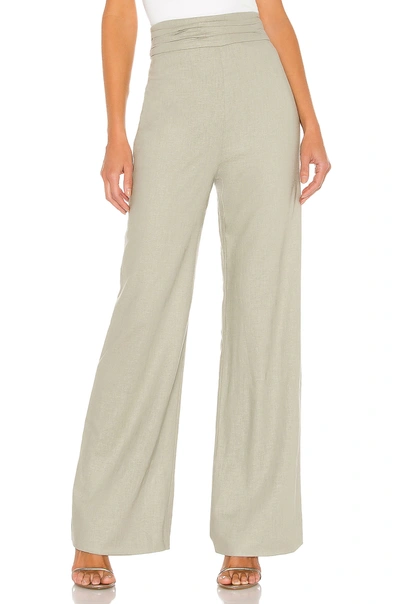 Lovers & Friends Sonoma Pant In Sage Green