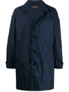 Aspesi Button Down Parka In Blue