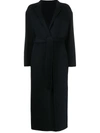 Filippa K Alexa Double-face Belted Coat In Navy