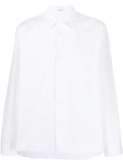 Filippa K Zach Patch-pocket Overshirt In White