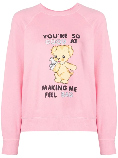 Marc Jacobs X Magda Archer The Collaboration Sweatshirt In Pink