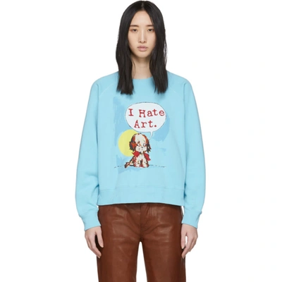 Marc Jacobs Magda Archer Collaboration Sweatshirt In Blue