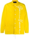 Versace Gv Signature Jacket In Yellow