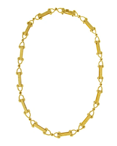 Valentin Magro 18k Yellow Gold Cleat Necklace, 21"l
