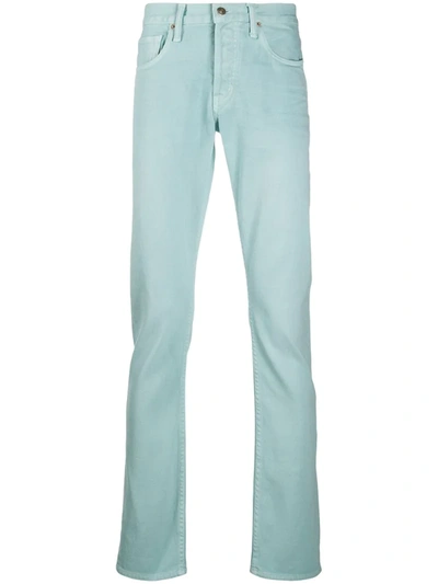 Tom Ford Straight-leg Mid-rise Denim Jeans In Blue