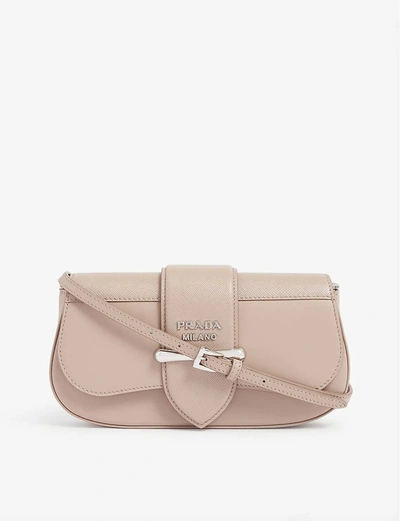 Prada Sidone Leather Cross-body Bag