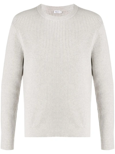 Filippa K Benny Ribbed Jumper In Grey