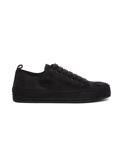 Ann Demeulemeester Black Suede Sneakers