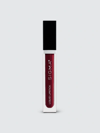 Sigma Beauty Liquid Lipstick In Belladonna