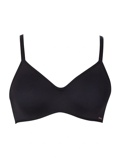 Le Mystere Clean Lines Seamless Bra In Black