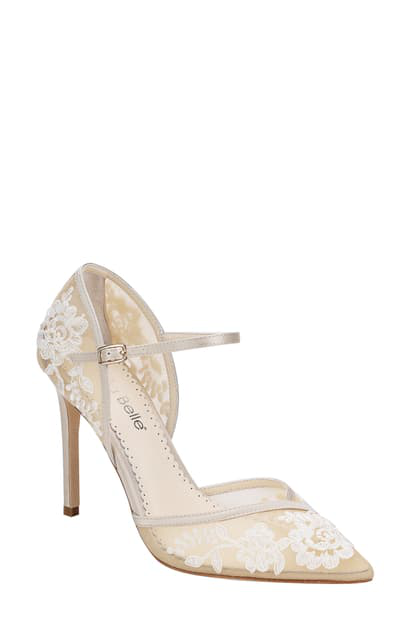 nude mary jane heels