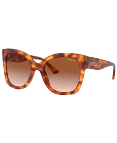 Vogue Sunglasses, Vo5338s 54 In Brown Gradient