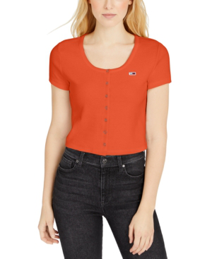 tommy jeans orange