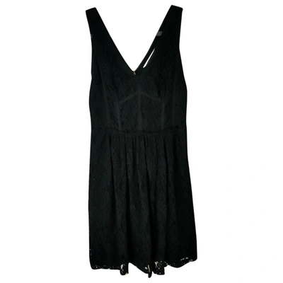 Pre-owned Kate Spade Lace Mid-length Dress In Black
