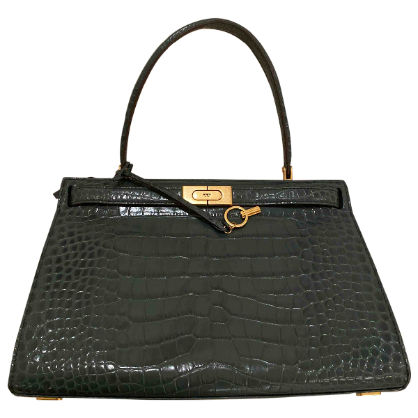 tory burch green handbag