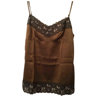 Pre-owned Etro Silk Camisole In Green