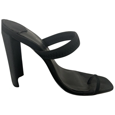 Pre-owned Tony Bianco Cloth Heels In Black
