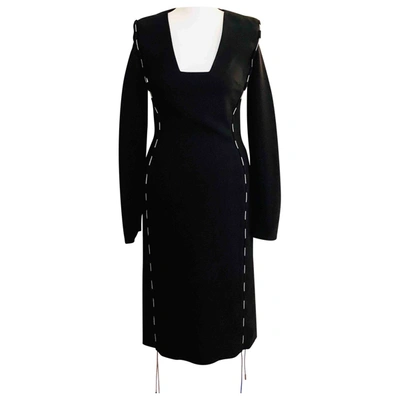 Pre-owned Antonio Berardi Mid-length Dress In Black