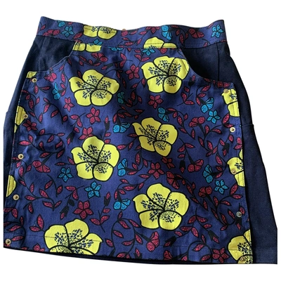 Pre-owned Kenzo Mini Skirt In Multicolour