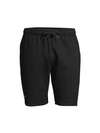 Lacoste Sport Fleece Shorts In Black