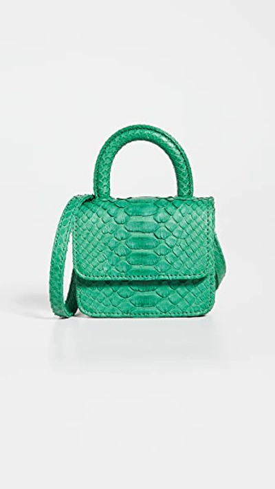 Gelareh Mizrahi Micro Mini Top Handle Bag In Green