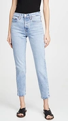 Levi's Wedgie Icon Fit High Waist Ankle Jeans In Tango Talks Clean Hem