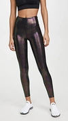 Heroine Sport Women's Marvel Metallic Leggings In Cerulean Blue