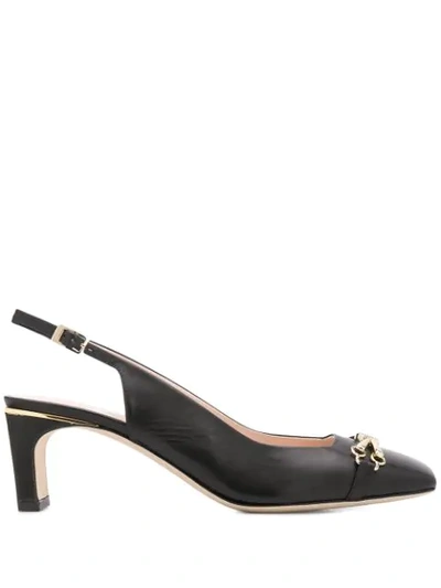 Pollini Decolletè Slingback Pumps In Black