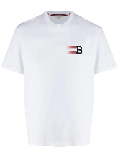 Bally B Print T-shirt White S In Wave