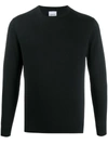 Aspesi Crew Neck Jumper In Black