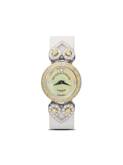 Backes & Strauss Miss Victoria Fancy Canary 18mm In Yellow