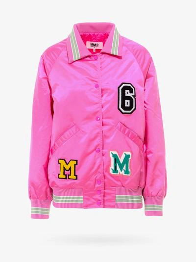 Mm6 Maison Margiela Jacket In Pink