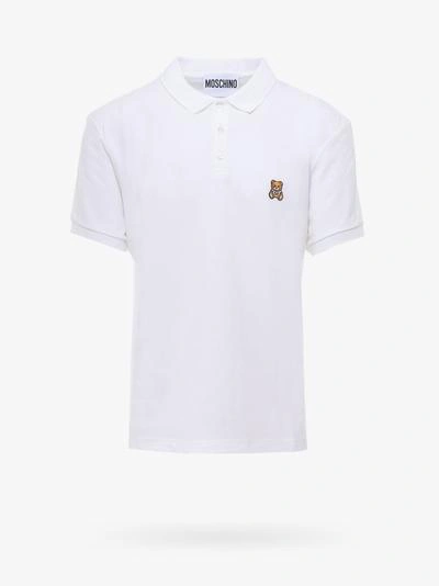 Moschino Polo Shirt In White