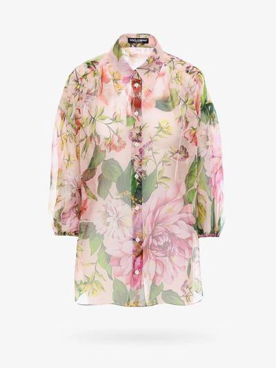 Dolce & Gabbana Shirt In Pink