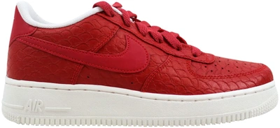 Pre-owned Nike Air Force 1 Lv8 Action Red (gs)