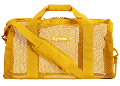 Pre-owned Supreme Big Duffle Bag (ss20) Gold