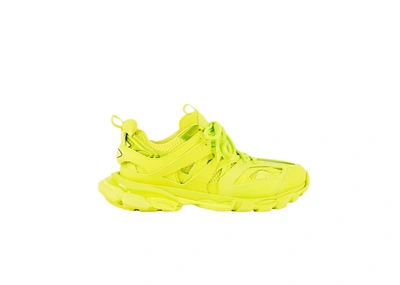 Pre-owned Balenciaga  Track Trainer Lime In Yellow