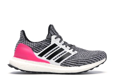 Pre owned Adidas Originals Adidas Ultra Boost 4.0 White Black Pink youth In Chalk White core Black shock Pink ModeSens