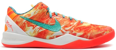 Pre-owned Nike Kobe 8 All-star (2013) (gs) In Bright Citrus/sport Turquoise-total Crimson