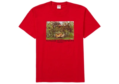Pre-owned Supreme  Masterpieces Tee Red
