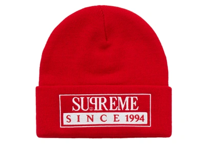 Pre-owned Supreme  Reserved Beanie Red