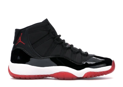 Pre-owned Jordan 11 Retro Playoffs Bred (2019) (gs) In Black/white-varsity Red