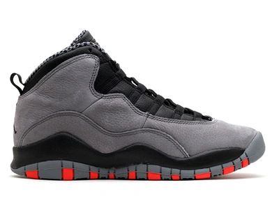 Pre-owned Jordan 10 Retro Cool Grey (gs) In Cool Grey/infrared-black