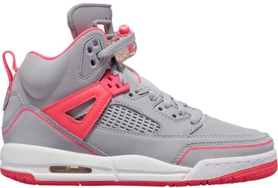 Pre-owned Jordan Spizike Wolf Grey Racer Pink (gs) In Wolf Grey/racer Pink-white