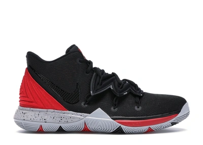 Pre-owned Nike Kyrie 5 Bred (gs) In University Red/black-pure Platinum