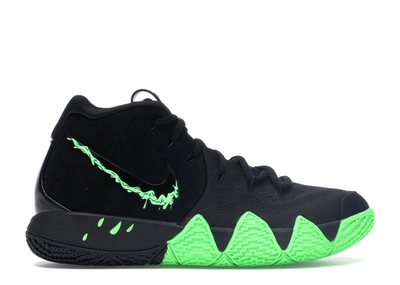 Pre-owned Nike Kyrie 4 Halloween (gs) In Black/rage Green