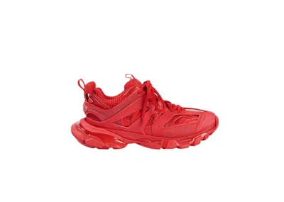 Pre-owned Balenciaga  Track Trainer Red