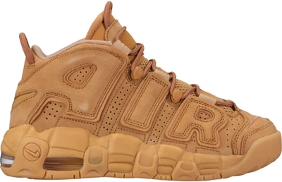 Pre-owned Nike Air More Uptempo Flax (gs) In Flax/flax-gum Light Brown