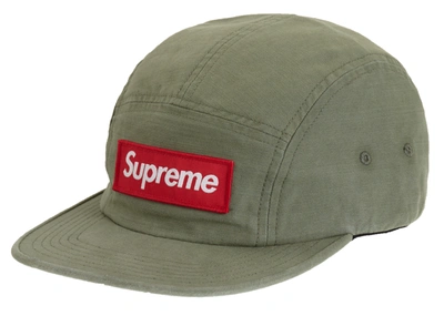 Pre-owned Supreme Military Camp Cap (ss20) Olive