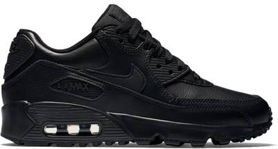 Pre-owned Nike Air Max 90 Black (gs) In Black/black
